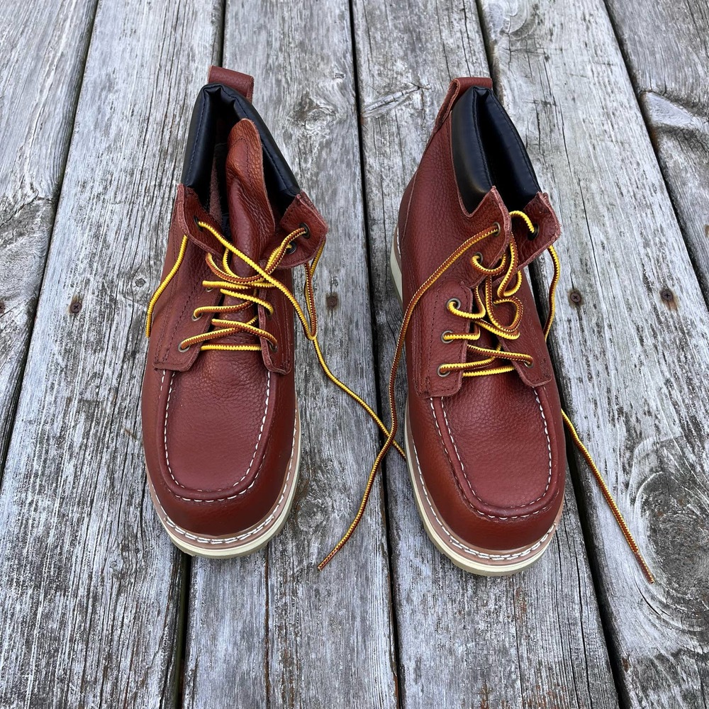 ROCKROOSTER AP360 Wedge ASTM EH Steel toe Slip Oil Resistant Wedge Boot Men's 10